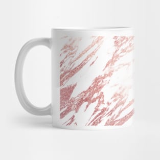 Snow white rose gold Mug